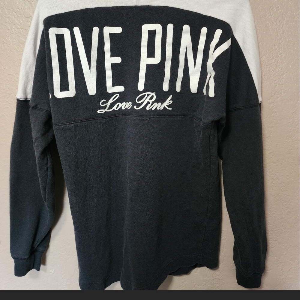 Black and White Love Pink Sweatshirt